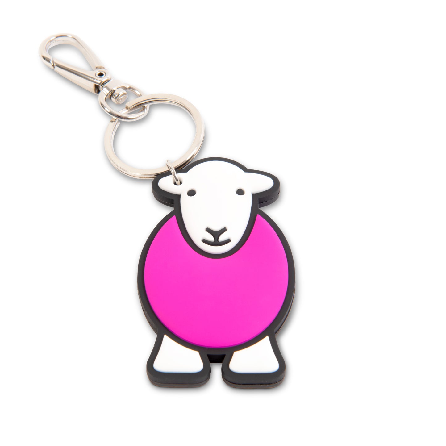 Herdy Pink Chunky PVC Yan Keyring