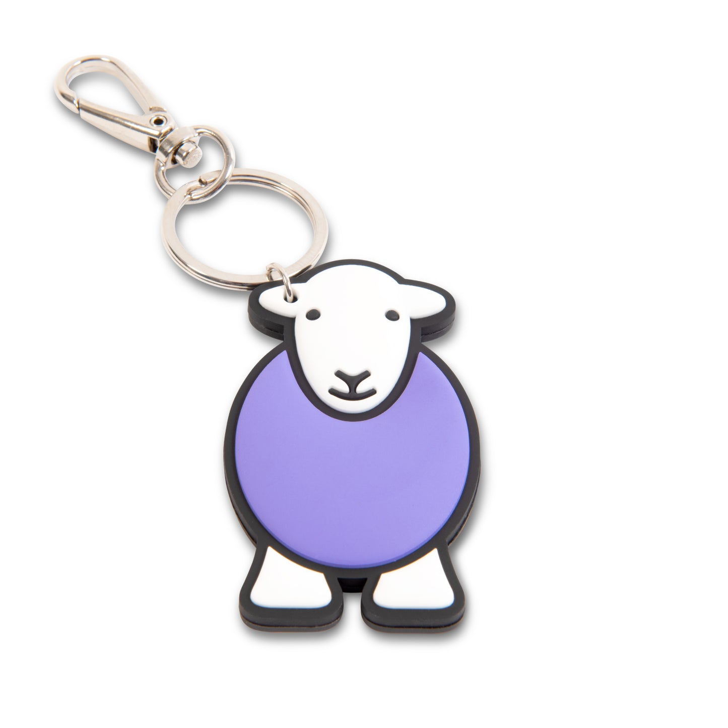 Herdy Purple Chunky PVC Yan Keyring