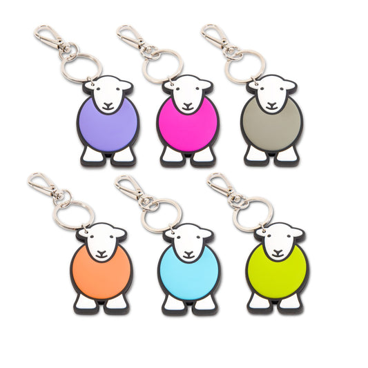 Herdy Grey Chunky PVC Yan Keyring