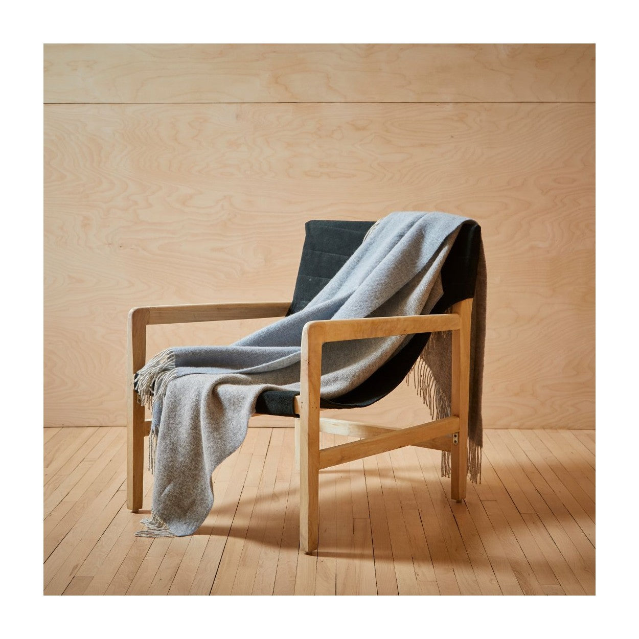 Dartmoor Blue Mist Welsh Blanket by Tweedmill