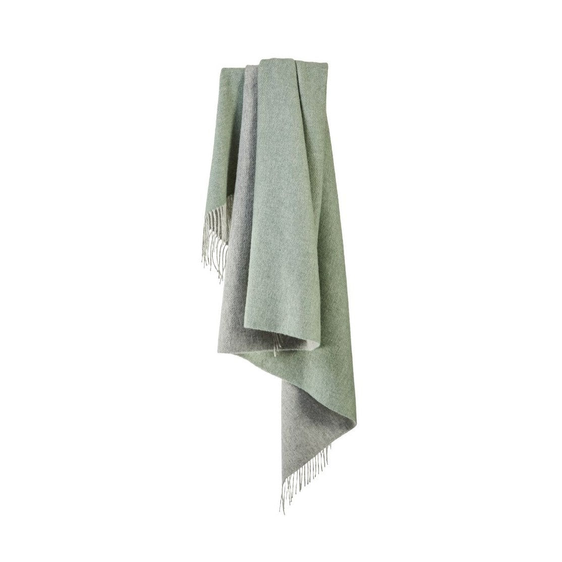 Dartmoor Ice Green Welsh Blanket by Tweedmill