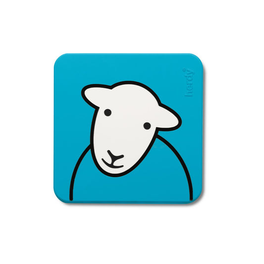 Blue PVC Herdy Coaster