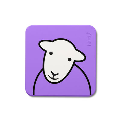 Purple PVC Herdy Coaster