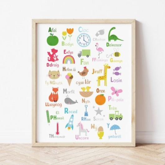 Welsh Alphabet Print