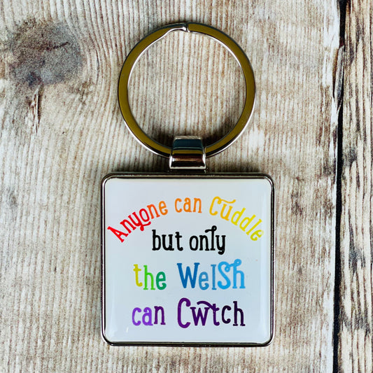 Anyone can Cuddle Keyring