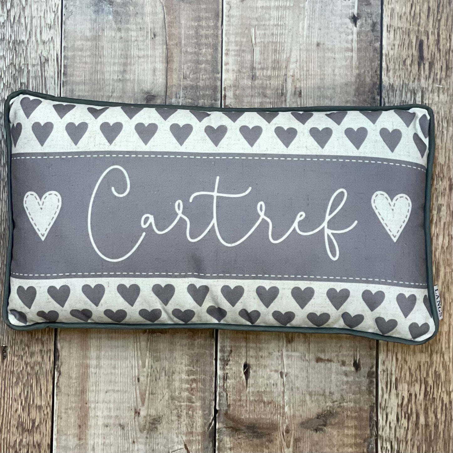 Cartref Hearts Welsh Cushion