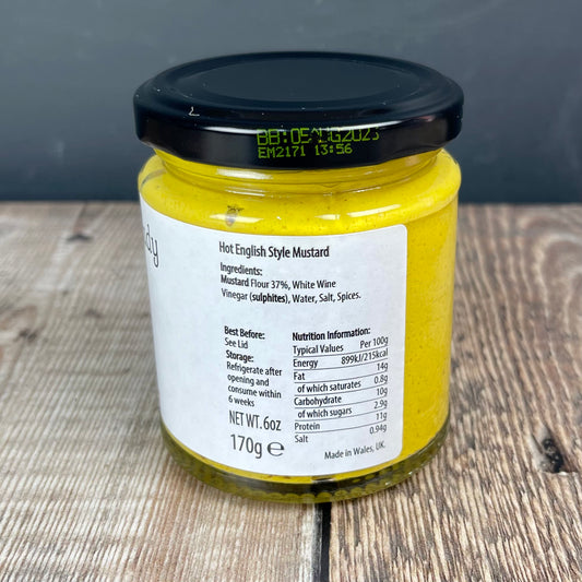 Hot English Mustard by Welsh Lady Preserves
