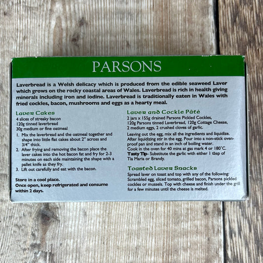 Parsons Laverbread Tinned