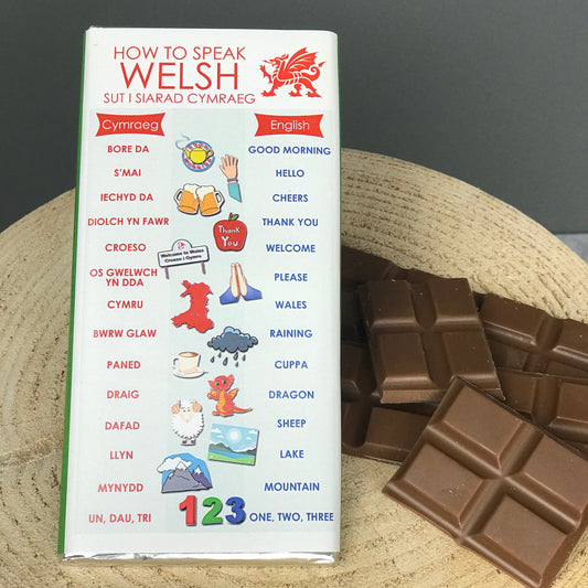 How To Speak Welsh Chocolate Bar