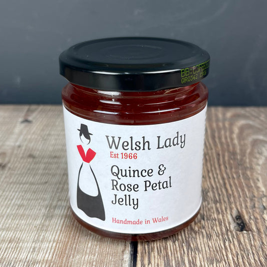 Quince and Rose Petal Jelly by Welsh Lady Preserves