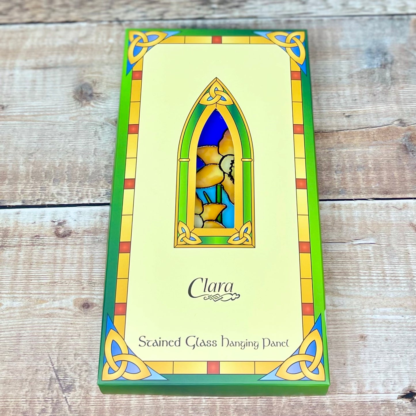 Daffodil Stained Glass Hanging