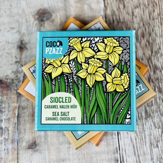 Welsh Sea Salt Caramel Chocolate by Coco Pzazz