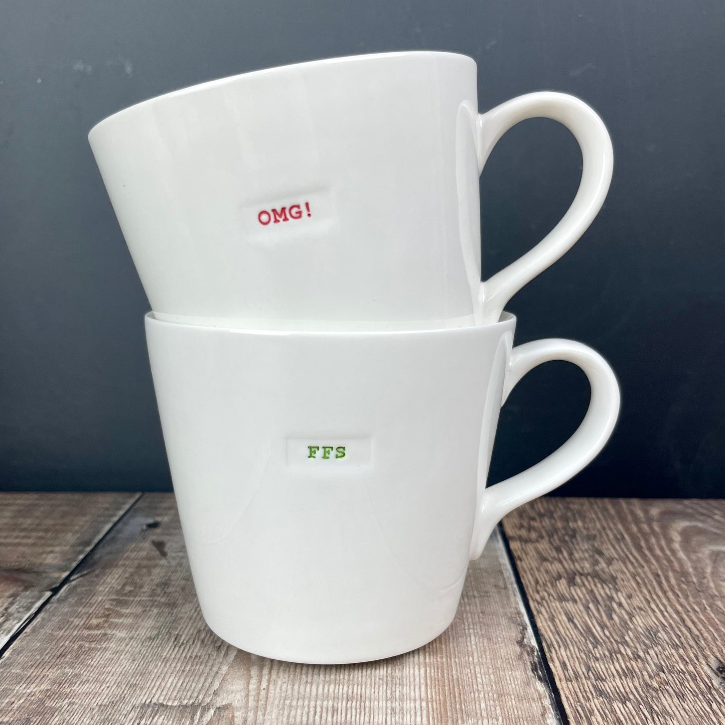 Large OMG! Mug by Keith Brymer Jones