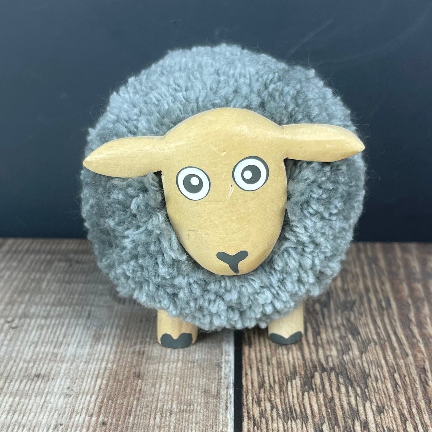 Grey Pompom Sheep