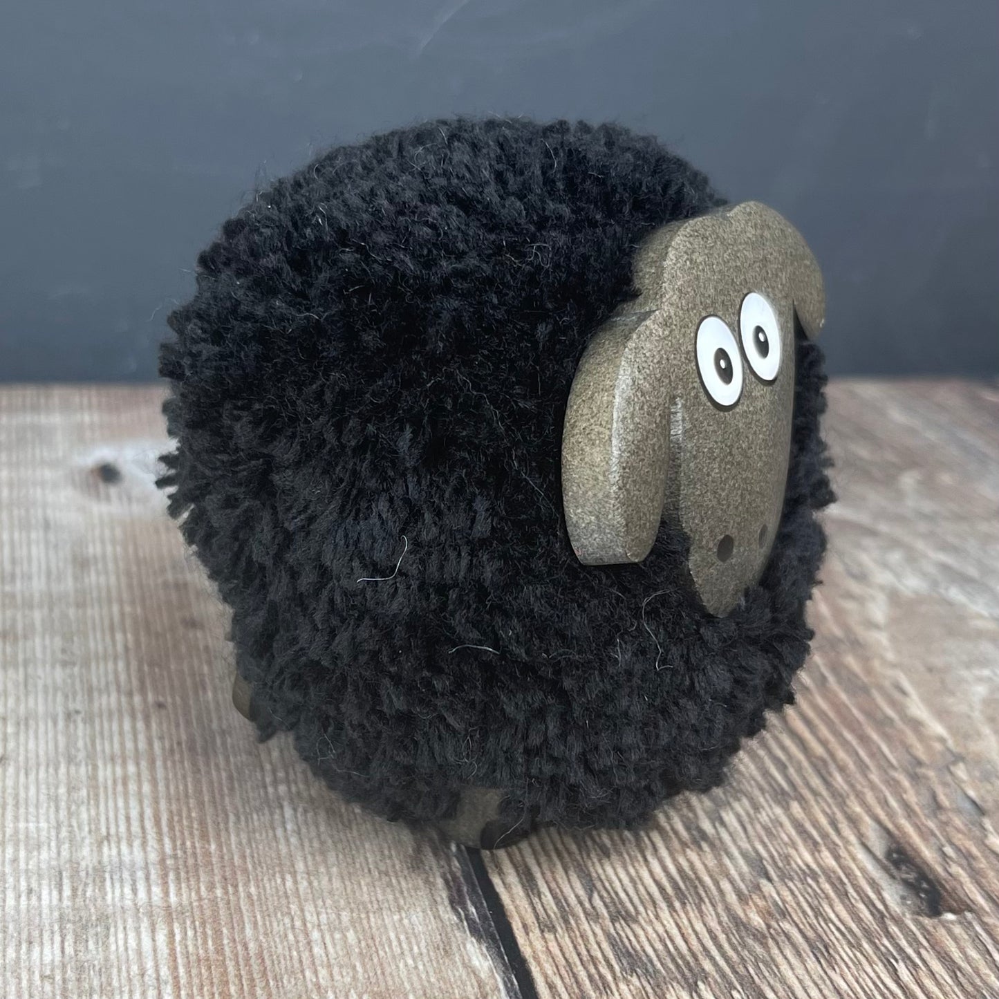 Black Pom-Pom Sheep