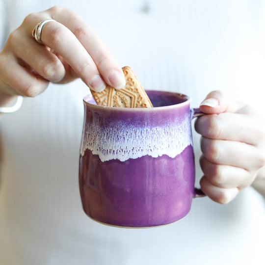 Glosters Handmade Heather Purple Mug