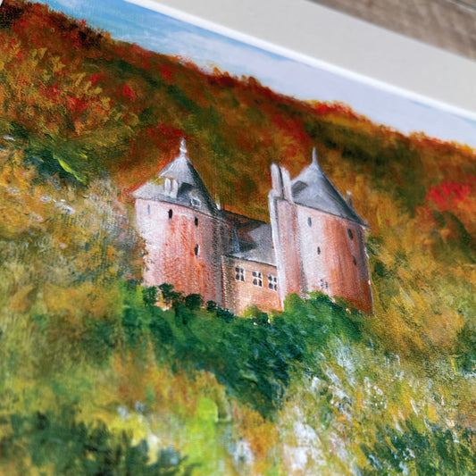 'Castle Coch' Welsh Art Print