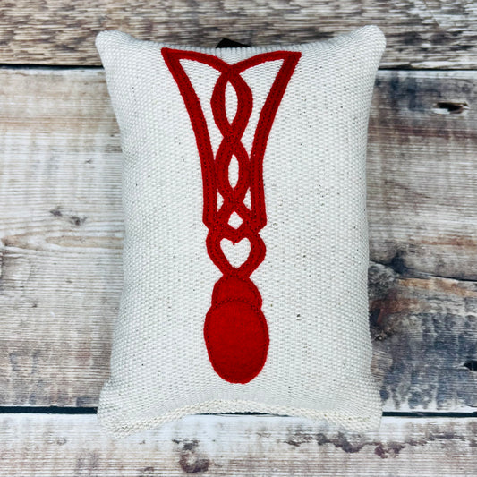 Handmade Lovespoon Cushion Hanger