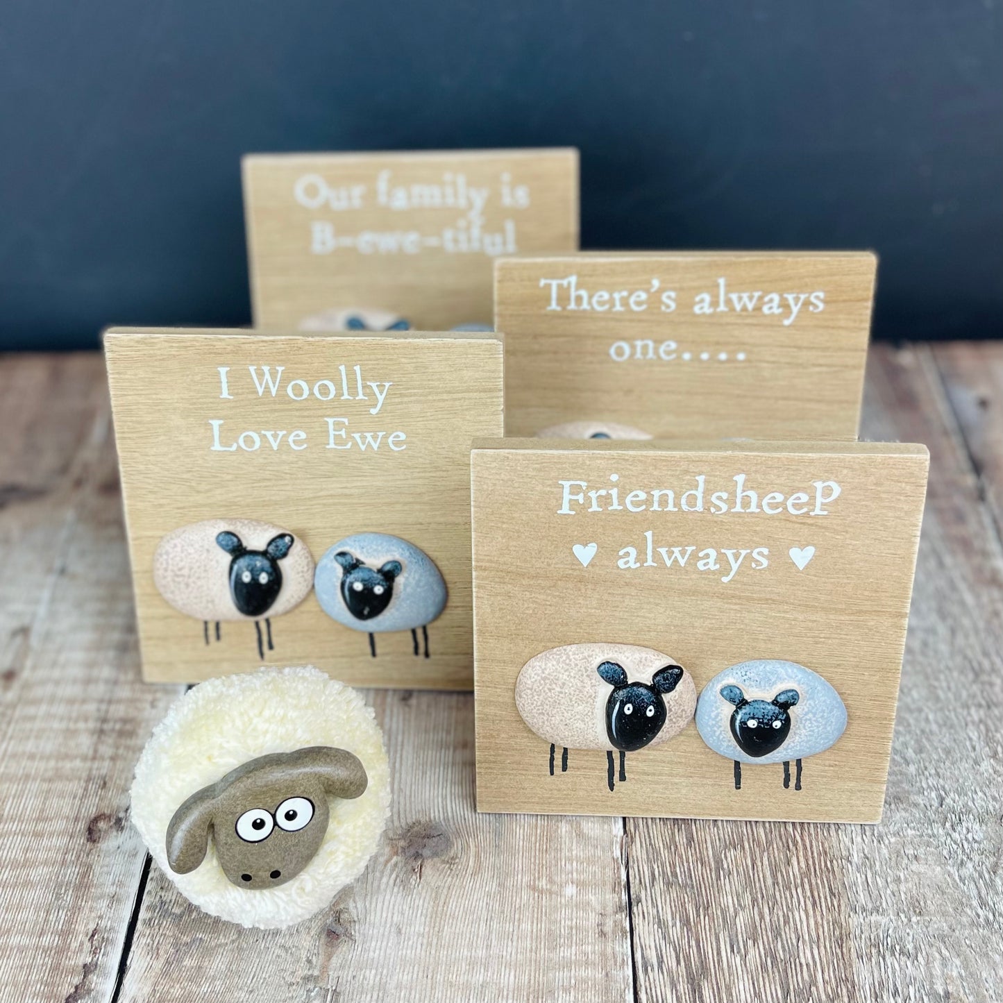Woolly Love Ewe Plaque