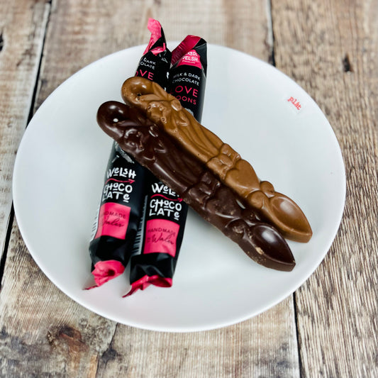 Mini Chocolate Lovespoons