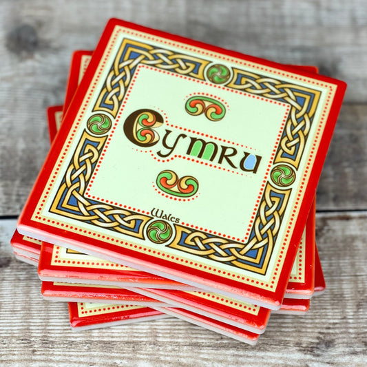 Ceramic Cymru Coaster