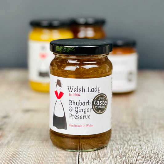 Rhubarb and Ginger Preserve by Welsh Lady Preserves
