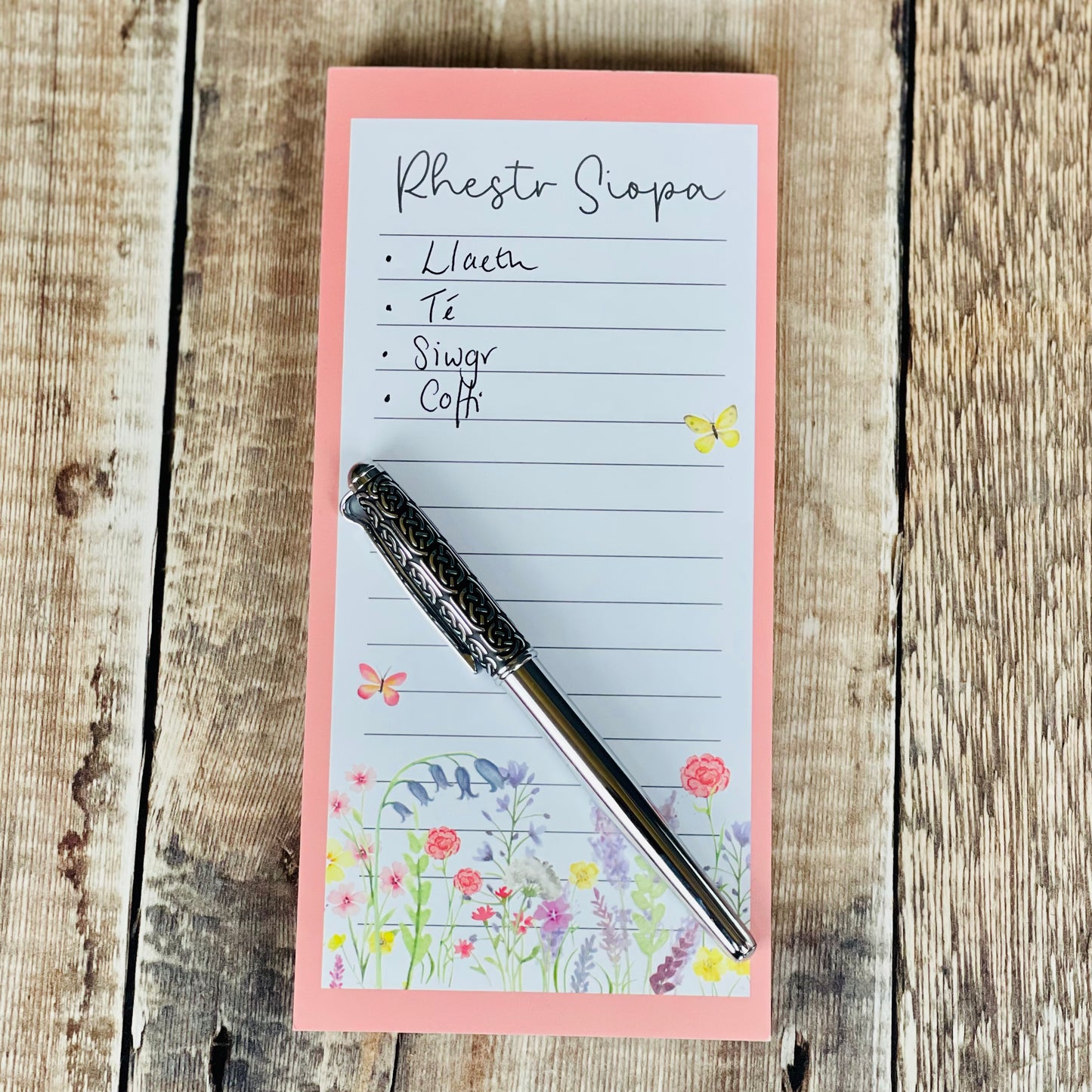 Floral List Pad