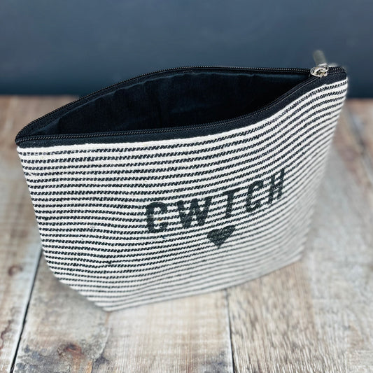 'Cwtch' Striped Toiletry Bag