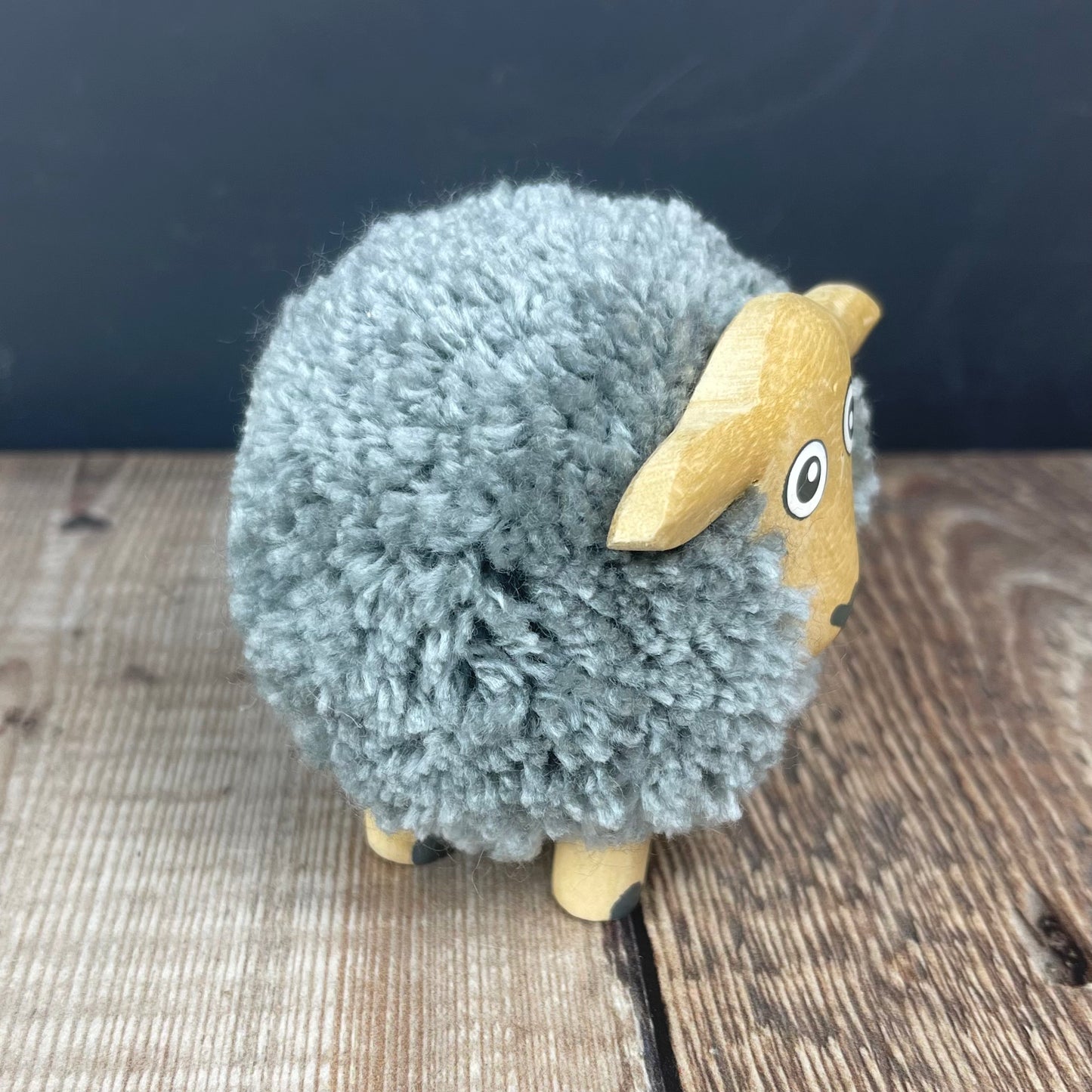 Grey Pompom Sheep