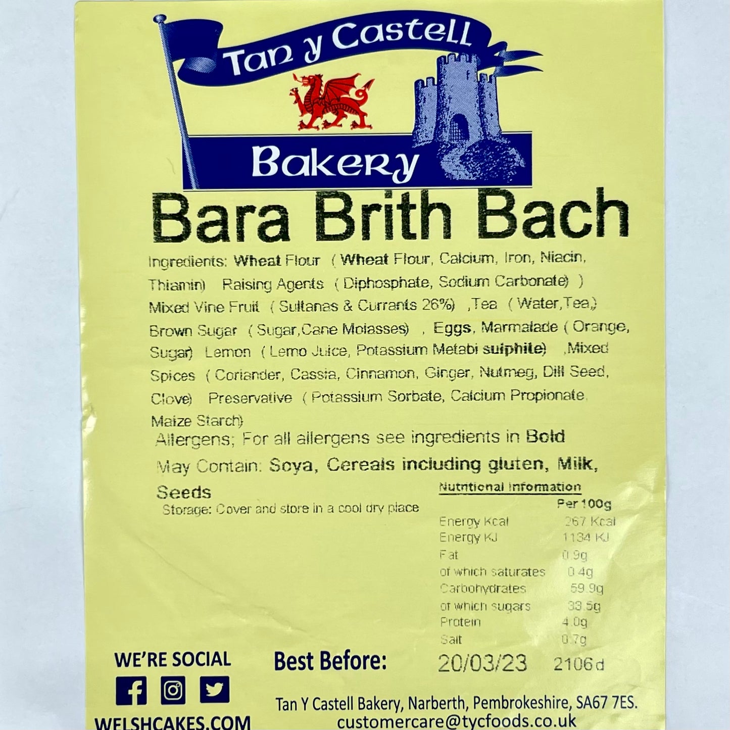 Small Bara Brith Fruit Loaf