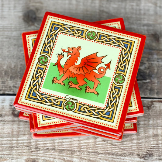 Ceramic Dragon Coaster