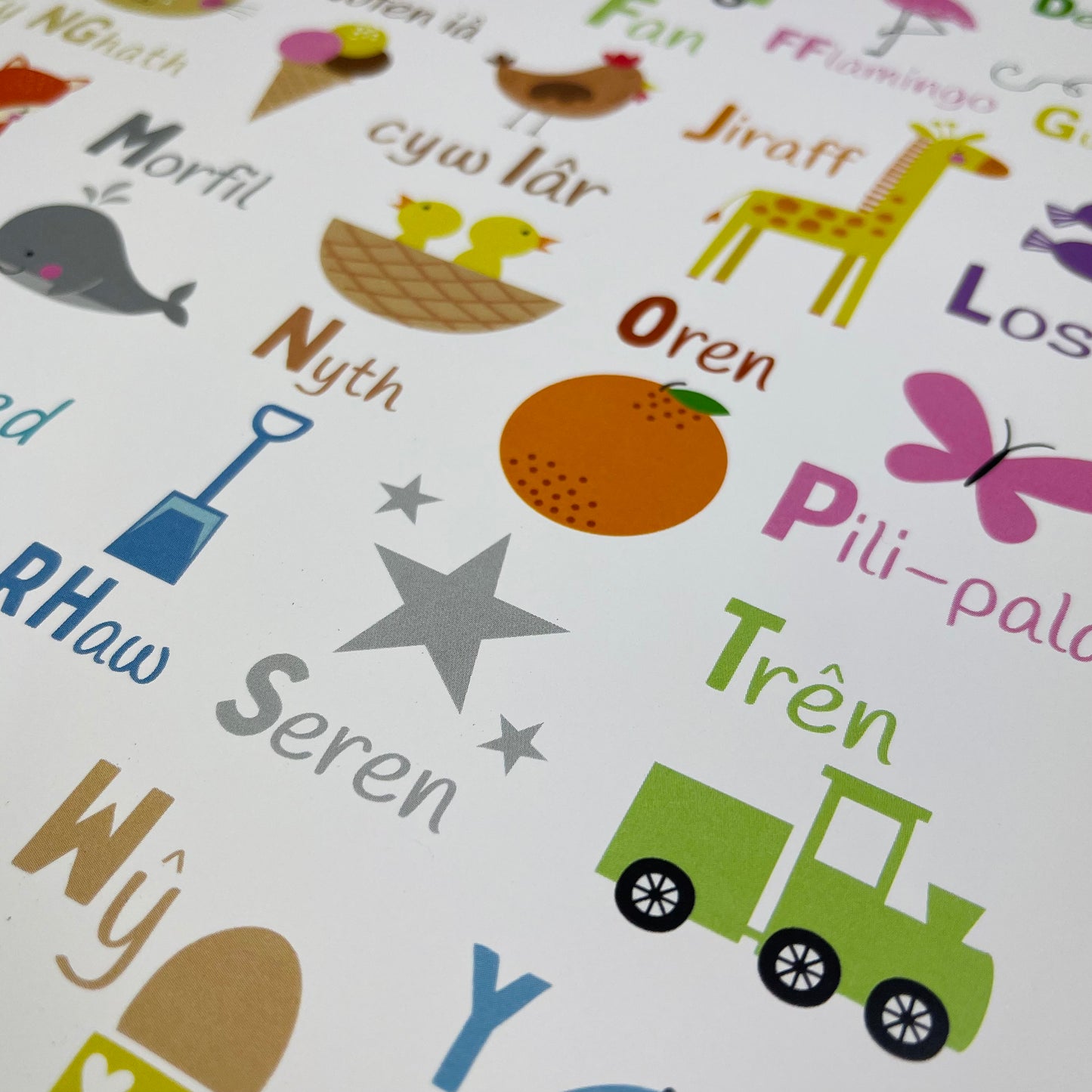 Welsh Alphabet Print – Little Welsh Company