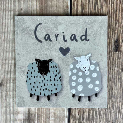 Two Sheep Coaster Set