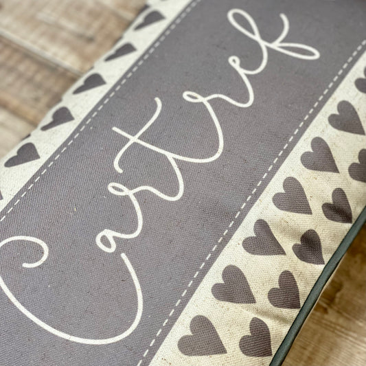 Cartref Hearts Welsh Cushion