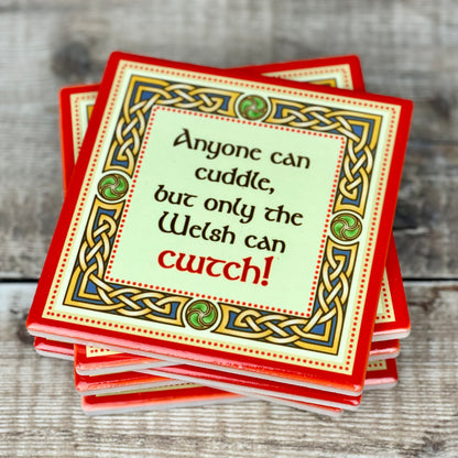 Ceramic Cwtch Coaster