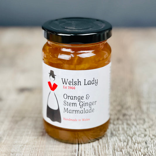 Orange and Stem Ginger Marmalade by welsh Lady Preserves