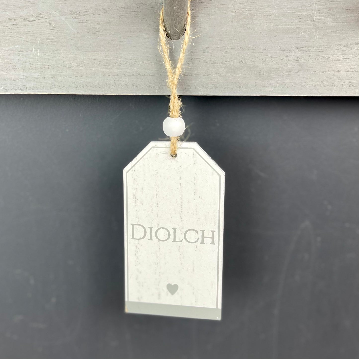 Diolch Wooden Tag