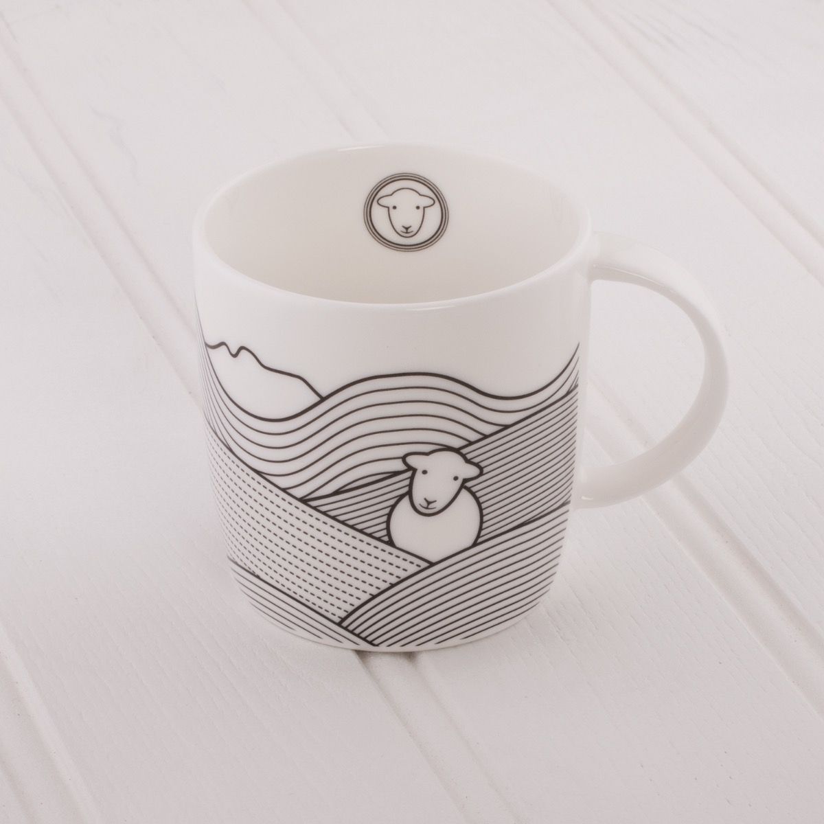 Herdy Lined Hills Mug