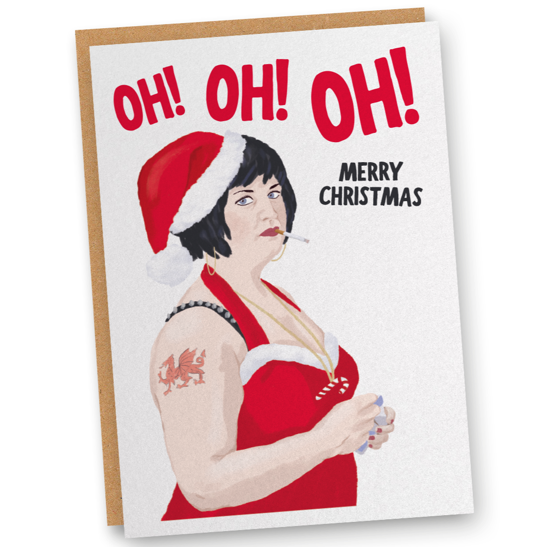 'Oh! Merry Christmas' Nessa card