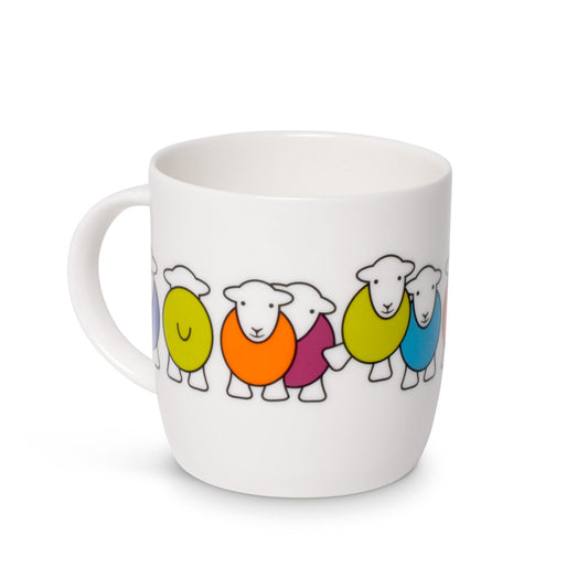 Herdy Multicoloured Sheep Mug