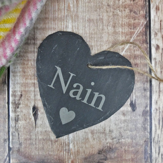 Medium Slate Nain Heart